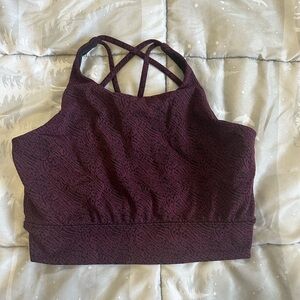 Buffbunny Women's Burgundy Sports Bra
